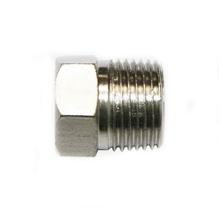Interstate Pneumatics Steel Hex End-Plug 3/8 Inch NPT Male, PK 25 FPP61S-25K